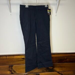 NWT Dickies Black Slim Fit Work Pants- 12 Short‎